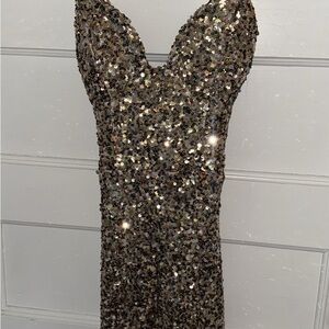 Sequin Evening Dress